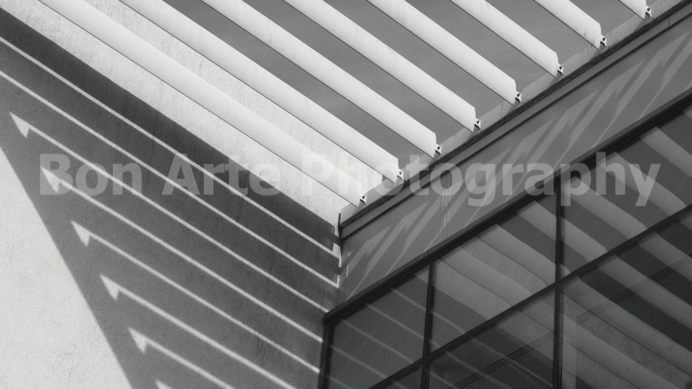bap template decor 0003 tvm Black and white minimalist architecture photography with chevron shadows at Swansea Marina by Bon Arte Photography tv